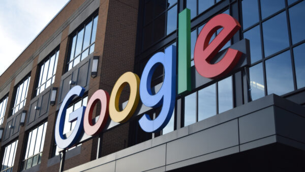 Google Logo Outside Building