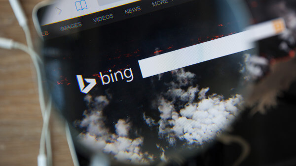 Bing Search Dsplay on Smartphone
